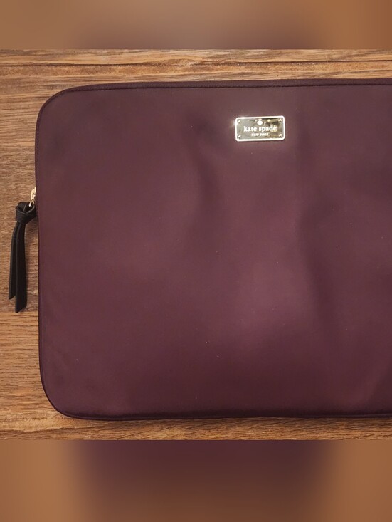 kate spade Handbags - Kate Spade Laptop Sleeve in Plum NWOT